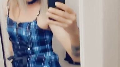 Sexy Shemale Horny And Dolled, She loves to stroke herself - 10 image