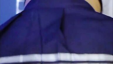 Naughty Asian Trans Schoolgirl gets fucked in the ass by my white cock - 12 image