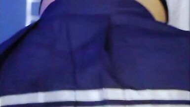 Naughty Asian Trans Schoolgirl gets fucked in the ass by my white cock - 14 image