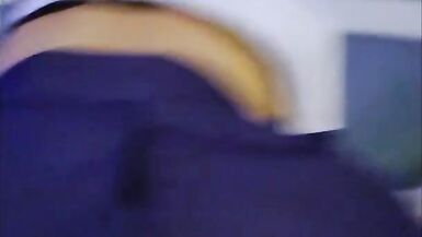 Naughty Asian Trans Schoolgirl gets fucked in the ass by my white cock