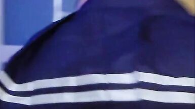 Naughty Asian Trans Schoolgirl gets fucked in the ass by my white cock - 4 image