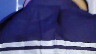 Naughty Asian Trans Schoolgirl gets fucked in the ass by my white cock - 6 image