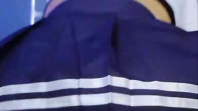 Naughty Asian Trans Schoolgirl gets fucked in the ass by my white cock - 7 image