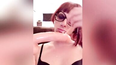 Sissy ahegao dildo - 8 image