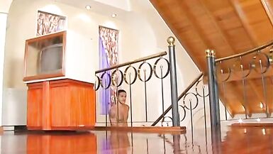 Hot tgirl with great boobs is fucked hard by and takes facia - 10 image