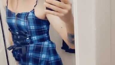 Sexy Shemale Strokes Herself Off - 10 image