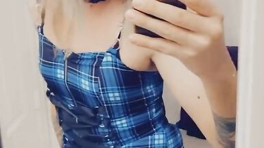 Sexy Shemale Strokes Herself Off - 14 image