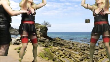 Mrs Marina pampering  and teasing Samantha - 3 image