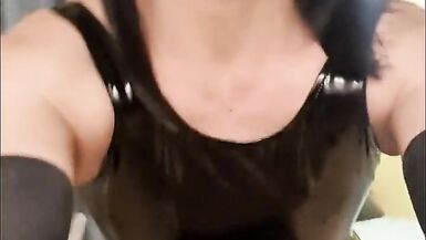 The Little Sissy in Latex suit - 2 image