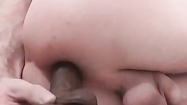 Little Clit Sissy Boi Trains BBC Dildo For His Mistress! - 3 image