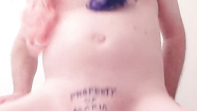 Sissy taking massive dildo - 11 image