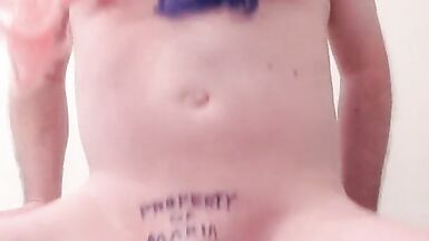 Sissy taking massive dildo - 12 image