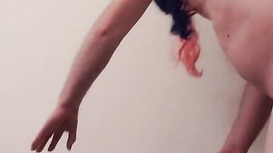 Sissy taking massive dildo - 9 image