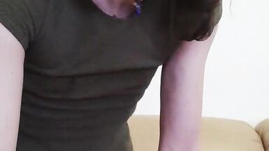 Theresa Cums riding her favourite vibrating big black dildo - 11 image