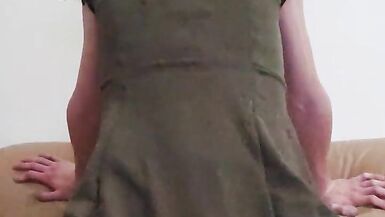 Theresa Cums riding her favourite vibrating big black dildo - 14 image