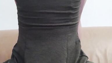 Theresa Cums riding her favourite vibrating big black dildo - 2 image