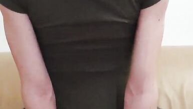 Theresa Cums riding her favourite vibrating big black dildo - 3 image