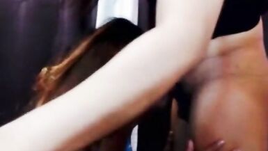 Shemale Babe Enjoy Sucking Her Partner Cock - 15 image