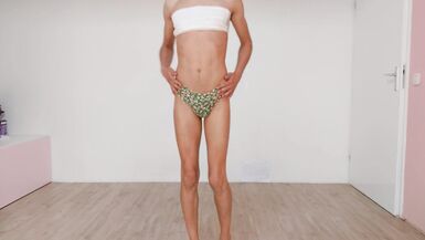 Trans Victoria Secret Panties try out - 2 image