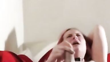 Trans girl has solo explosive orgasm - 14 image