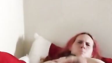 Trans girl has solo explosive orgasm - 6 image