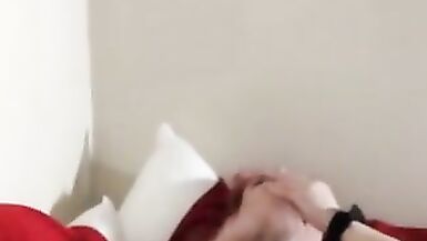 Trans girl has solo explosive orgasm - 8 image