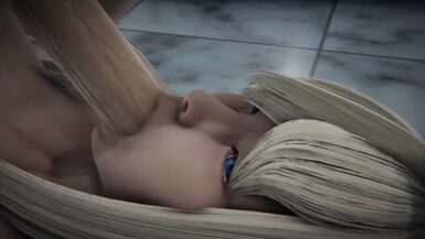 Jormungand: Valmet sticks his cock deep in Koko's throat and fuck in flatiron - 1 image