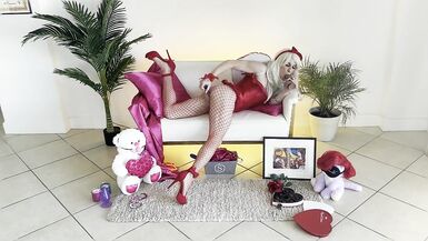 Sasha Star Valentine's Day Sissy Angel Plays for Daddy - 12 image