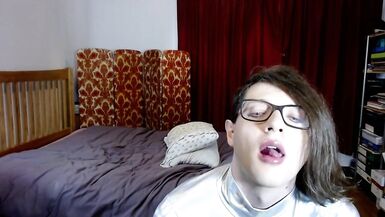 Intense sissy gooning, dirty talk and ahegao, cum 3 times and eat it - 14 image