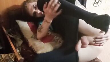 Ingrid play with cock, cum and play with it - 3 image