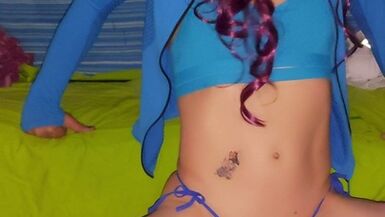 ZZ blue for you new lovesense cumscene - 1 image