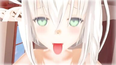 Vtuber - You fuck Futa Shirakami Fubuki | POV - 15 image