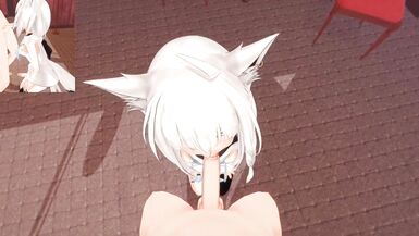 Vtuber - You fuck Futa Shirakami Fubuki | POV - 2 image