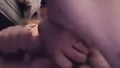 Trans uses dildo to orgasm - 14 image