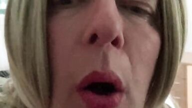 Working my Big Black Dildo (part one)