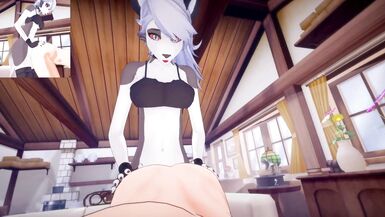 Helluva Boss/Hazbin Hotel - Futa Loona give a big suck  Male Taker POV - 8 image