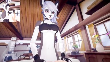 Helluva Boss/Hazbin Hotel - Futa Loona give a big suck  Male Taker POV - 9 image