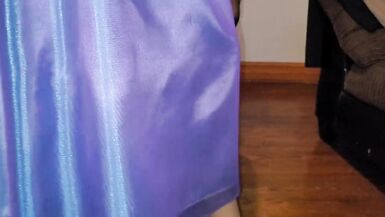 Party skirt with acetate lining and satin half slip. - 2 image