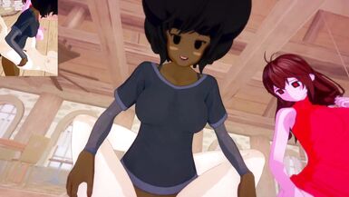 FNF - Futa Demon GF and Futa Carol love to fuck you | Female taker POV - 6 image