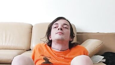 Thinn transgirl Theresa Si shows off her feet while she is training in panties to get big tights and ass POV