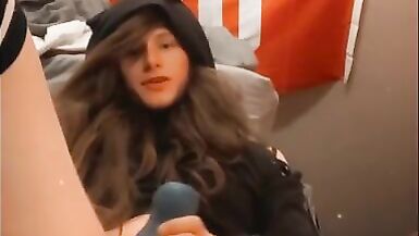 goth femboy lets her ass get destroyed until sissygasm (voiced) - 14 image