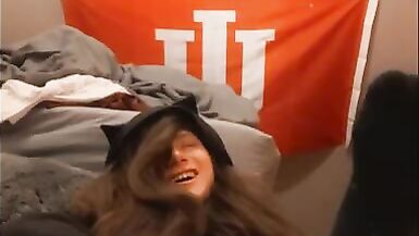 goth femboy lets her ass get destroyed until sissygasm (voiced) - 4 image