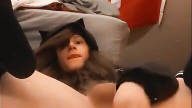 goth femboy lets her ass get destroyed until sissygasm (voiced)