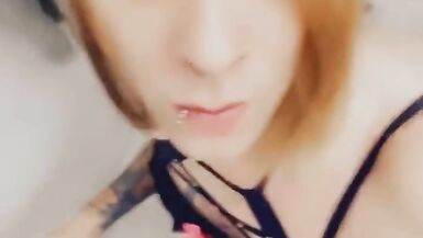 Lingerie Babe In Her Stripper Outfit - 14 image