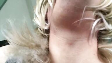 Playing with my Big Black Dildo again (one) - 3 image