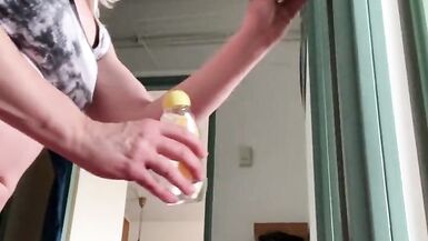 Playing with my Big Black Dildo again (one) - 6 image