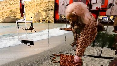 Leoapard lady Dress and Strip