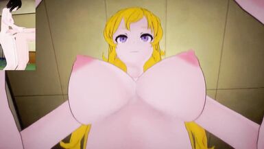 RWBY - Futa Ruby, Futa Yang, Futa Weiss, Futa Blake extreme ass fuck | Male Taker POV - 15 image