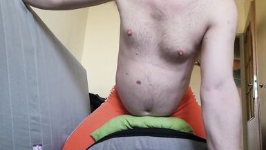 Challange: cum in 5m from pillow humping, if fail spend the rest of the day in chastity - 2 image