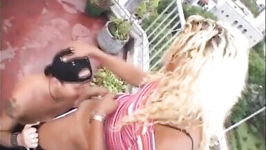 Sexy tanned Latina fucks guy - 2 image